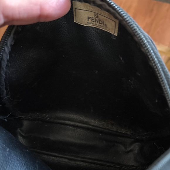 Vintage 80’s 90’s Fendi Zucca Bag PVC Canvas No Strap - Picture 9 of 12